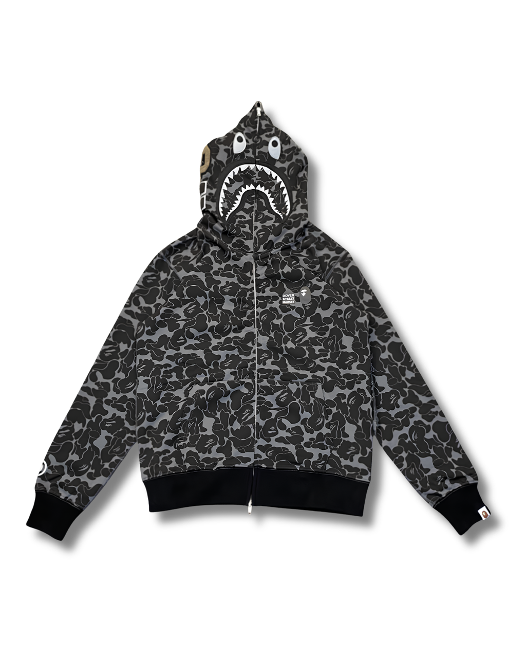 HOODIE ZIPPER BAPE SHARK X DOVER STREET MARKET