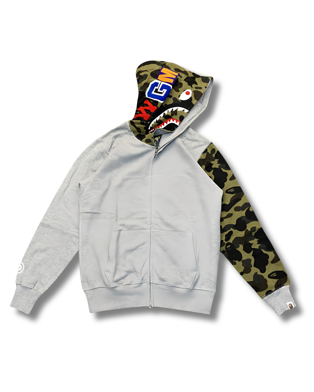 HOODIE ZIPPER BAPE SHARK GIANT