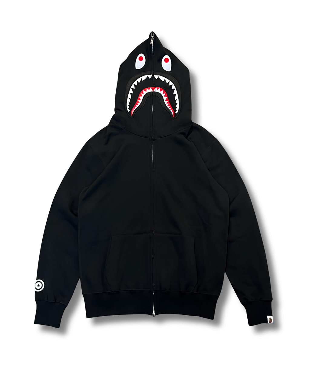 HOODIE ZIPPER BAPE SHARK