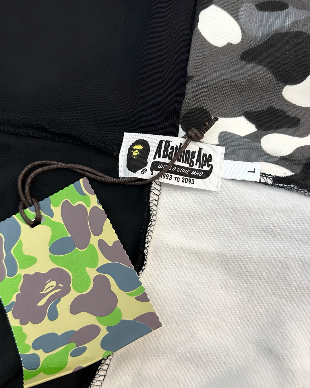 HOODIE ZIPPER BAPE TIGER SHARK CITY CAMO