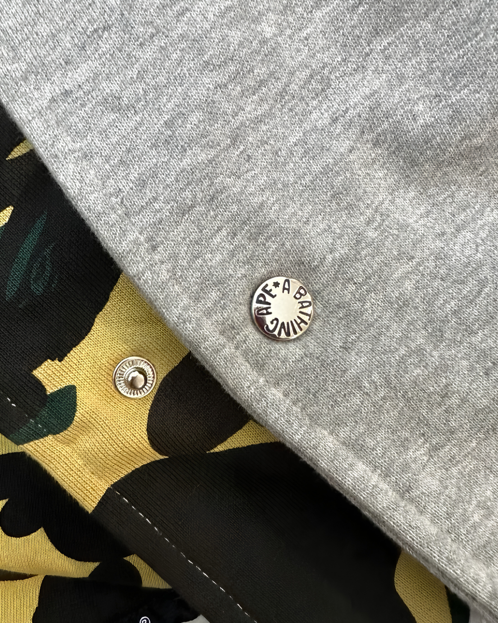HOODIE ZIPPER BAPE SHARK 1ST CAMO DOBLE GORRO