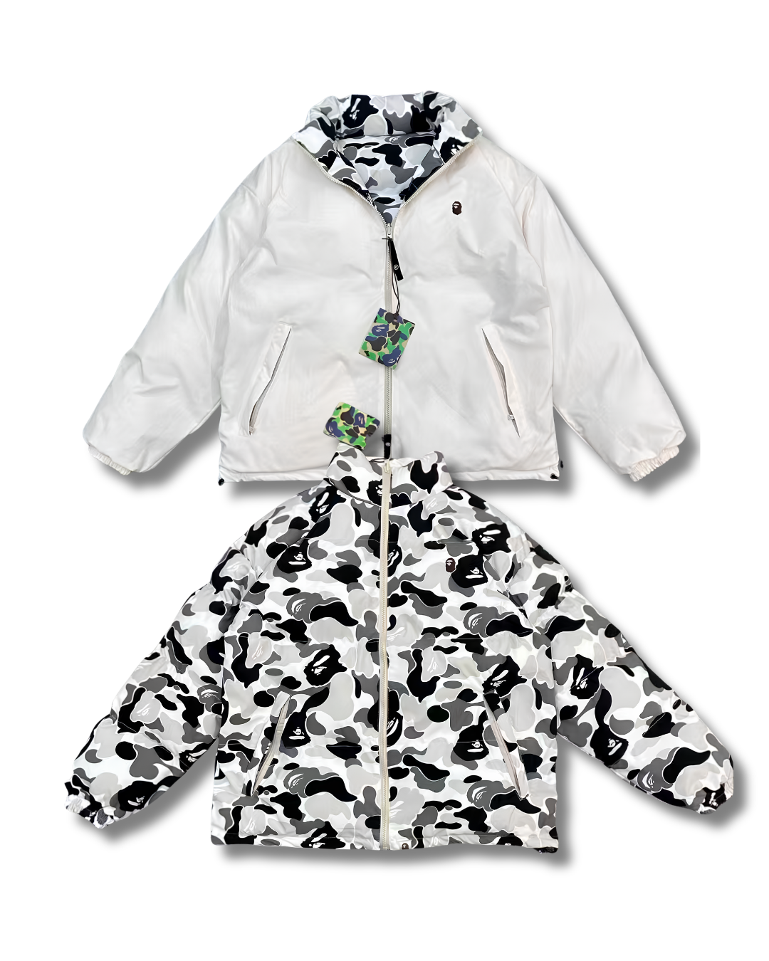 JACKET PUFFER BAPE DOBLE VISTA