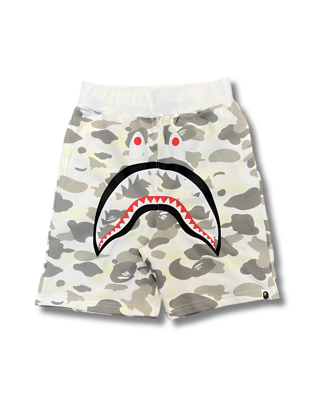 SHORT BAPE SHARK CAMO