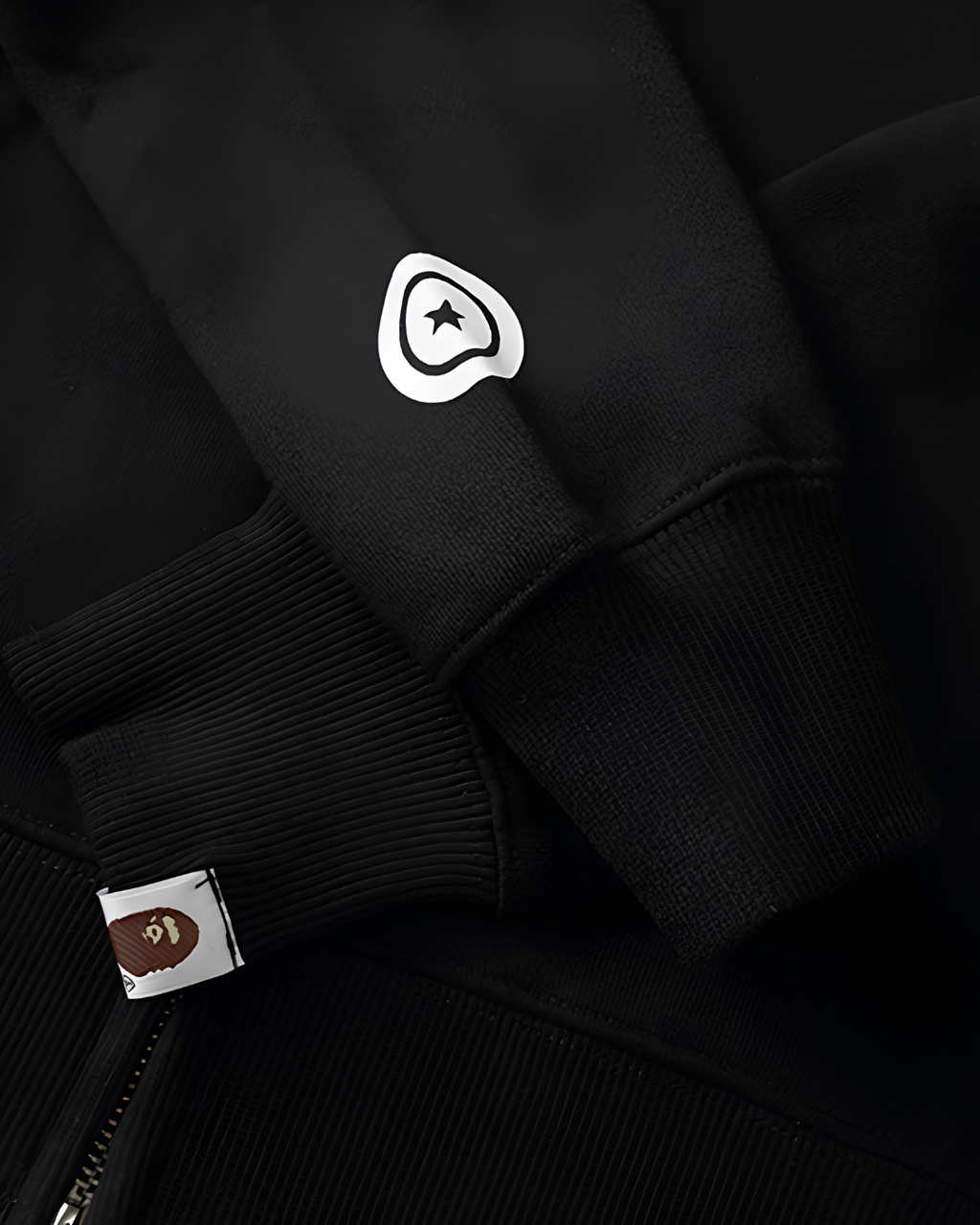 HOODIE ZIPPER BAPE SHARK CAMO