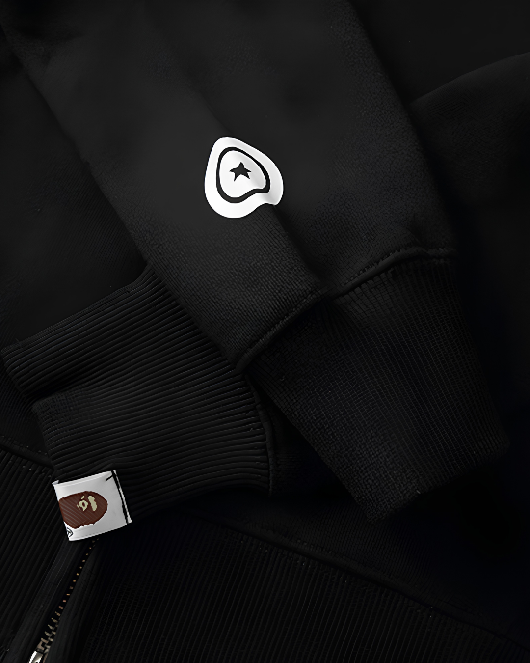 HOODIE ZIPPER BAPE SHARK CAMO