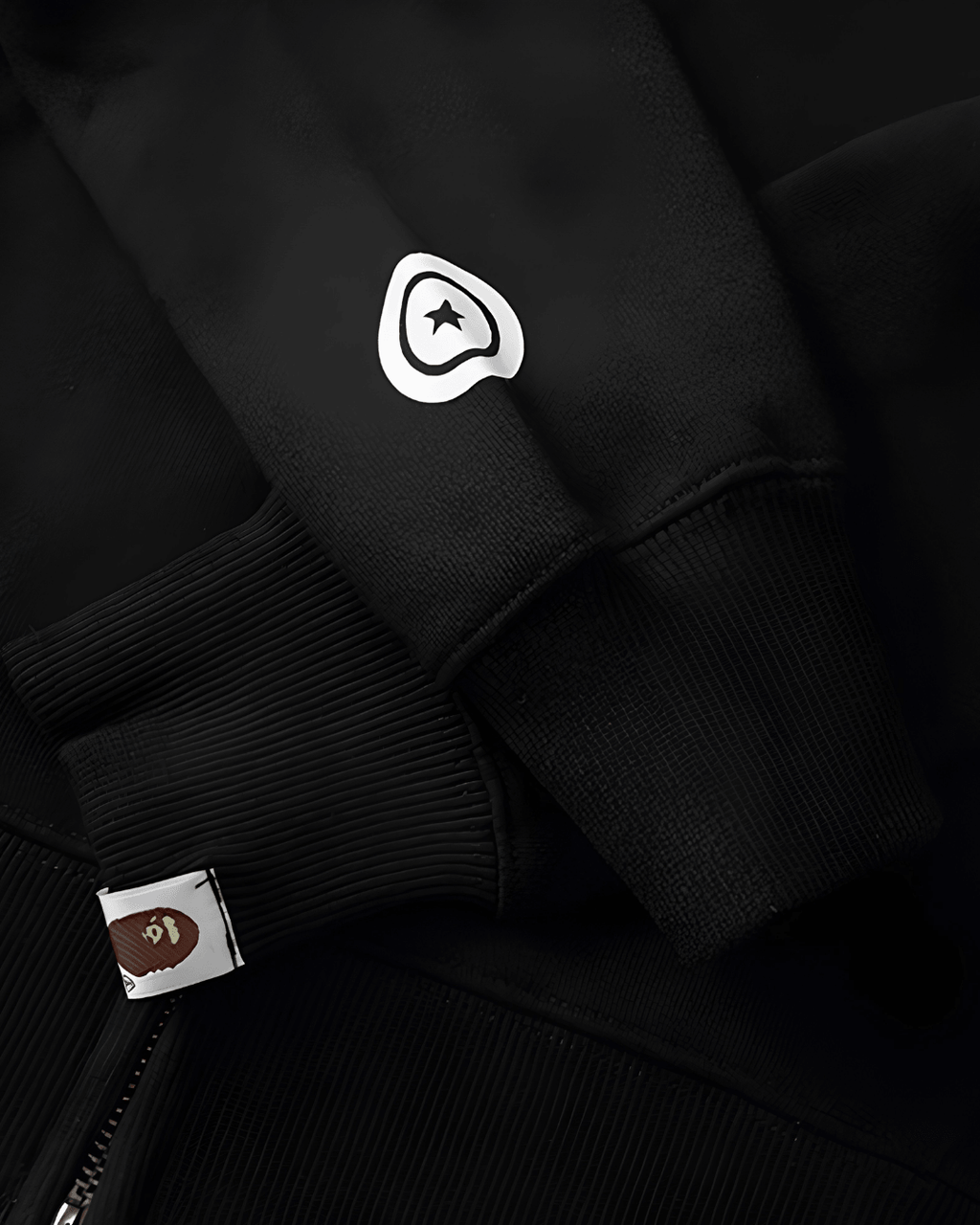 HOODIE ZIPPER BAPE SHARK CAMO