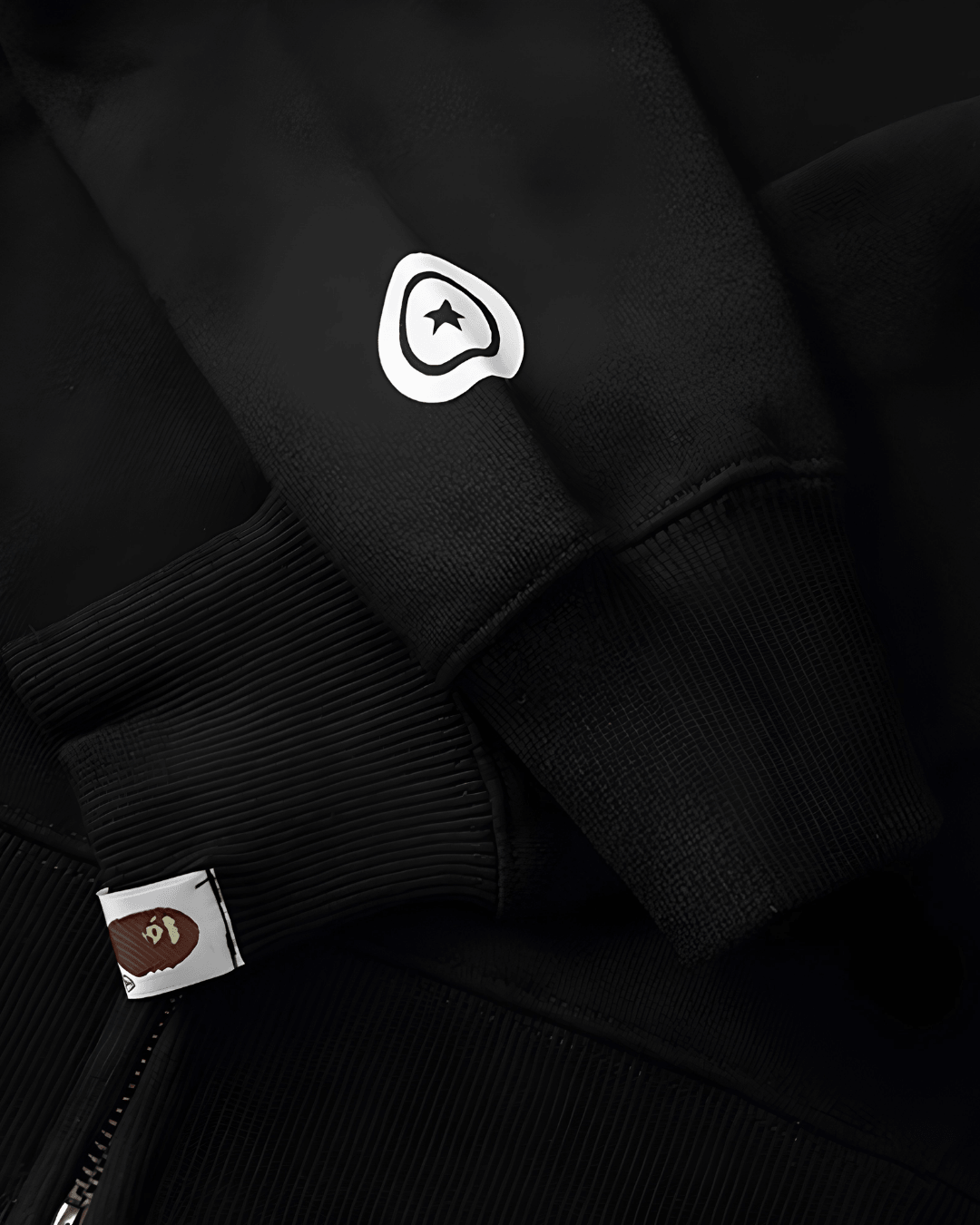 HOODIE ZIPPER BAPE SHARK CAMO