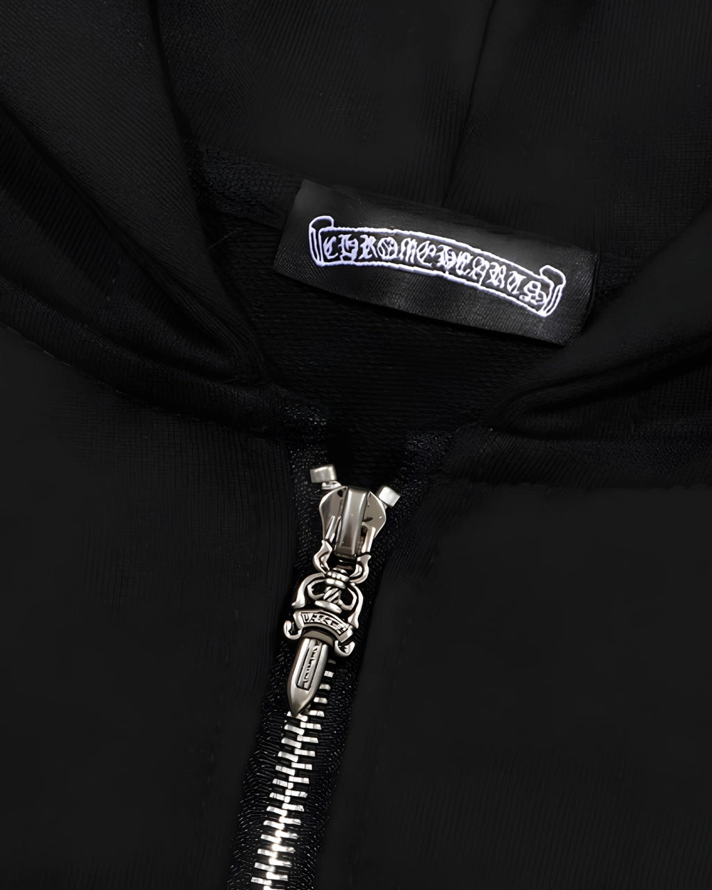HOODIE ZIPPER CHROME HEARTS