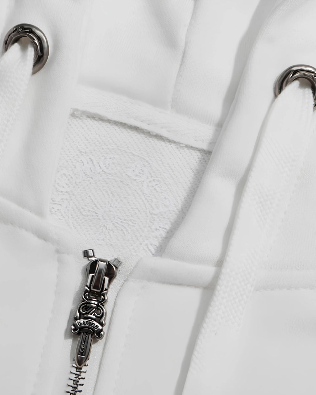 HOODIE ZIPPER CHROME HEARTS