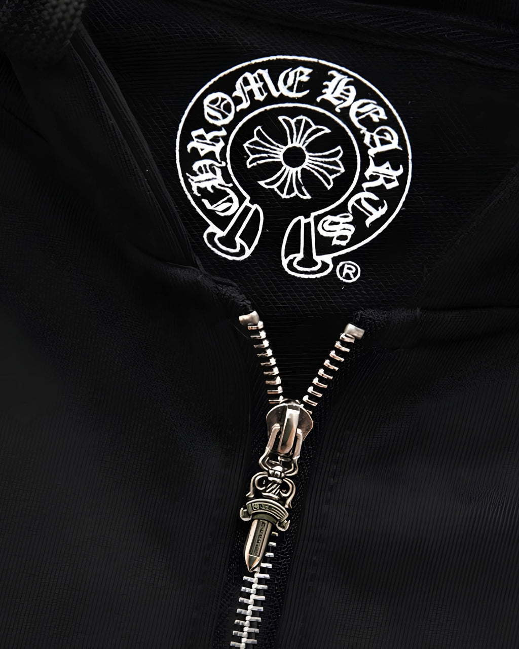 HOODIE ZIPPER CHROME HEARTS