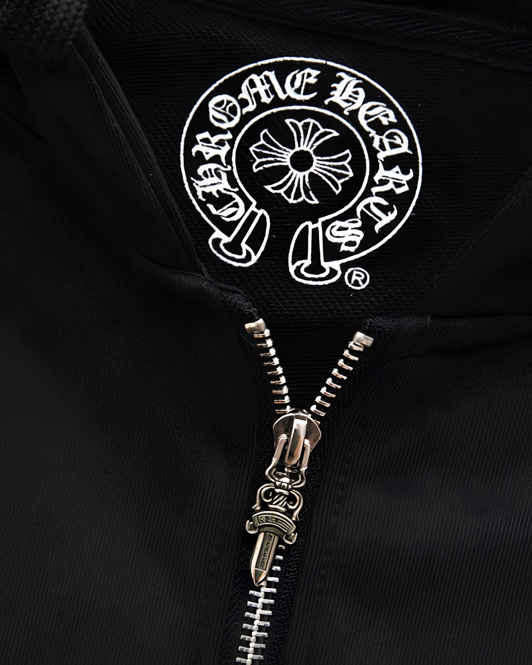 HOODIE ZIPPER CHROME HEARTS