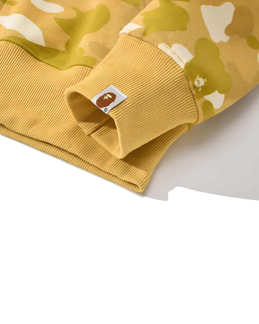 HOODIE ZIPPER BAPE SHARK GOLD DOBLE GORRO