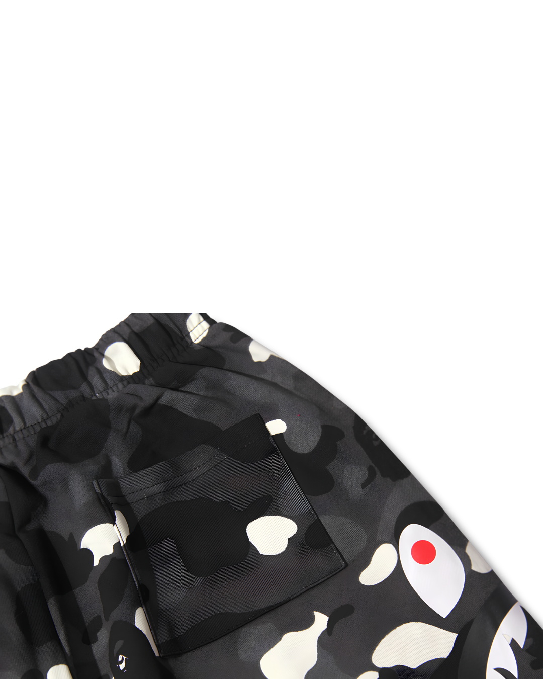 SHORT BAPE DOBLE SHARK CAMO