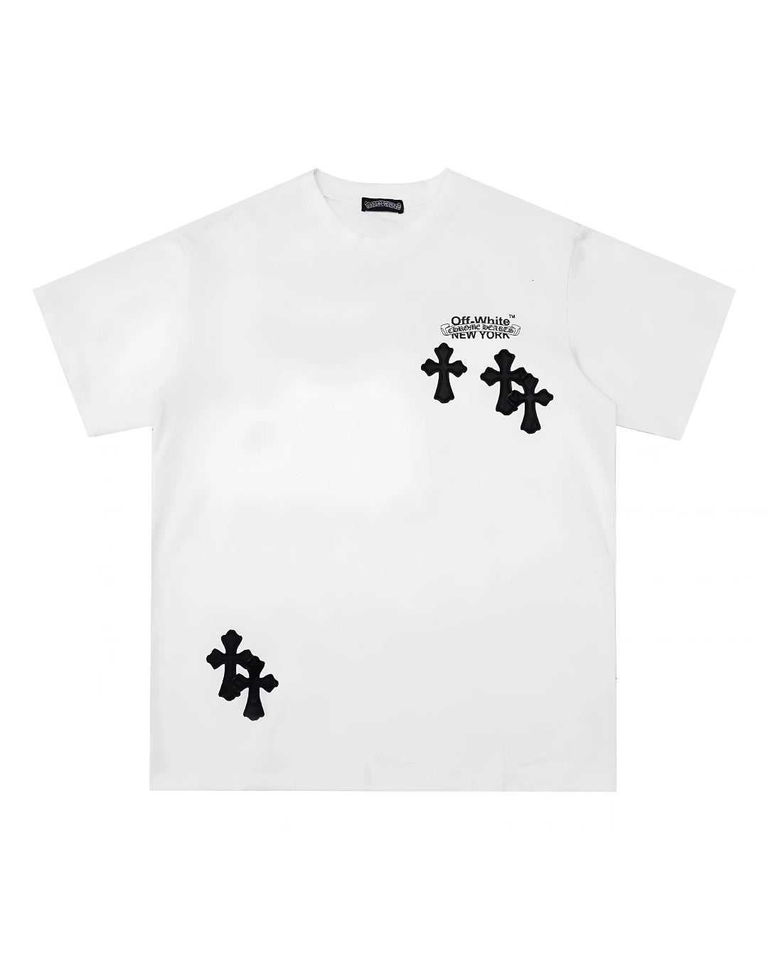 PLAYERA CHROME HEARTS X OFF-WHITE