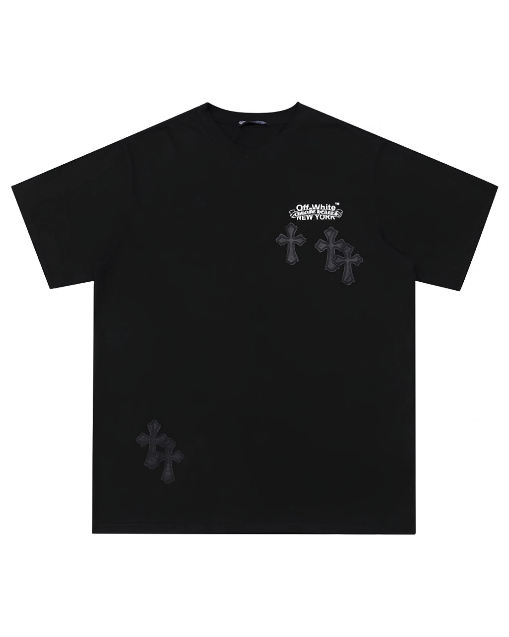 PLAYERA CHROME HEARTS X OFF-WHITE