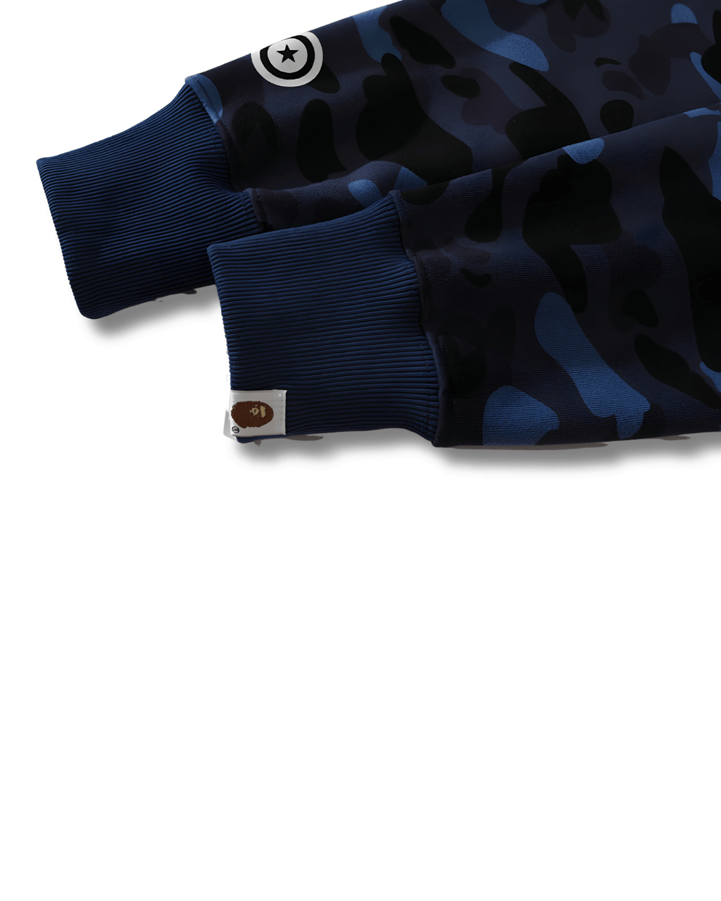 HOODIE ZIPPER BAPE TIGER SHARK DOBLE GORRO