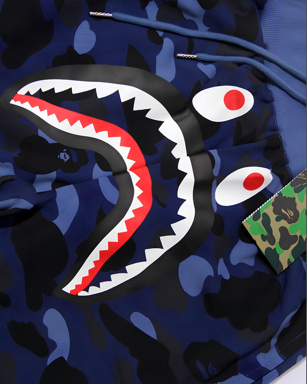 SHORT BAPE SHARK CAMO V2