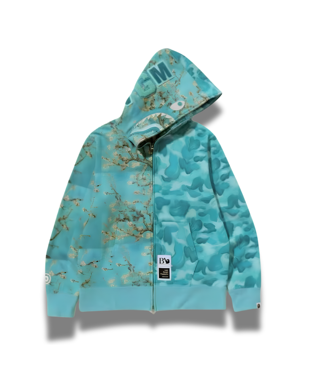 HOODIE ZIPPER BAPE X MUSEO VAN GOGH