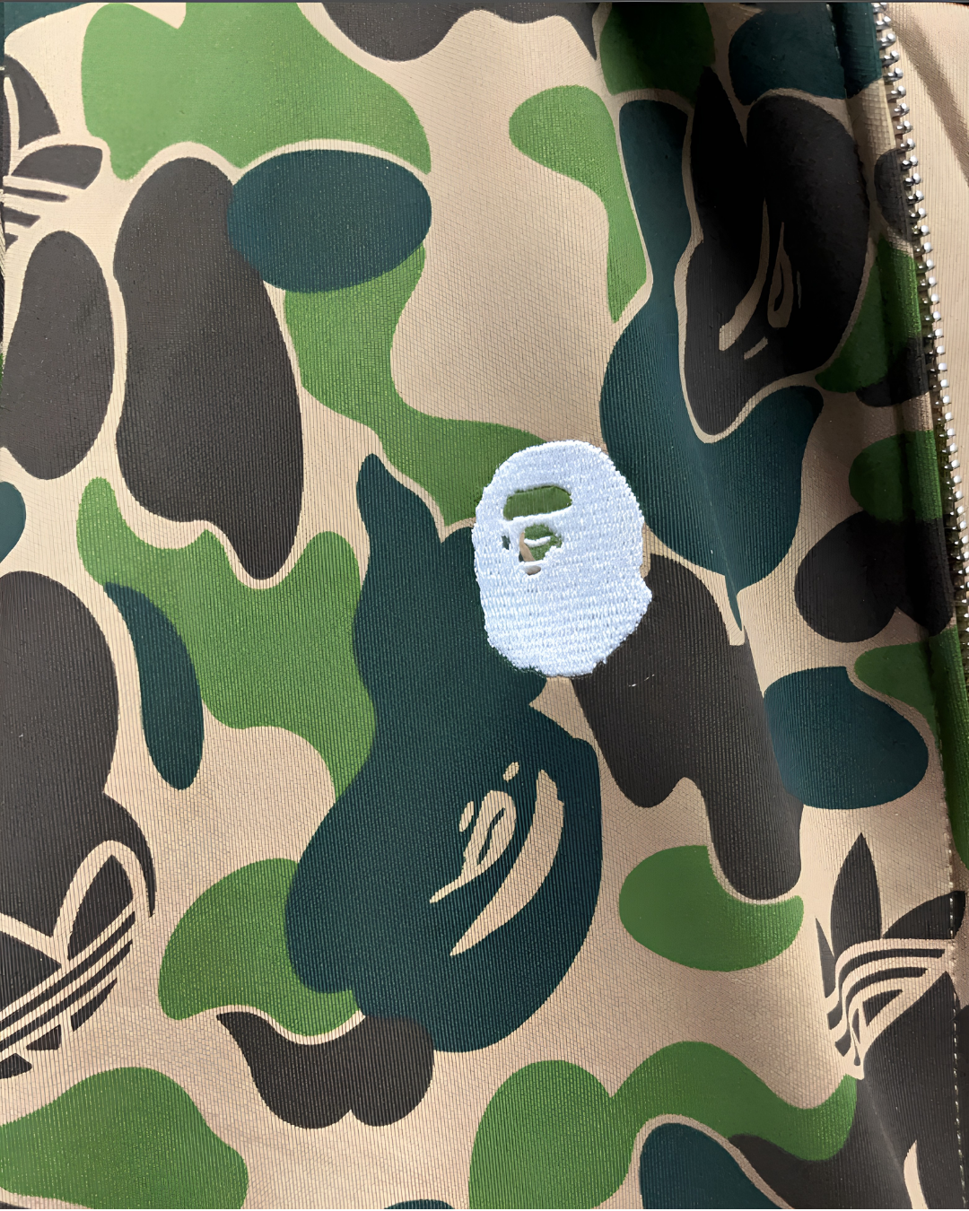 HOODIE ZIPPER BAPE X ADIDAS