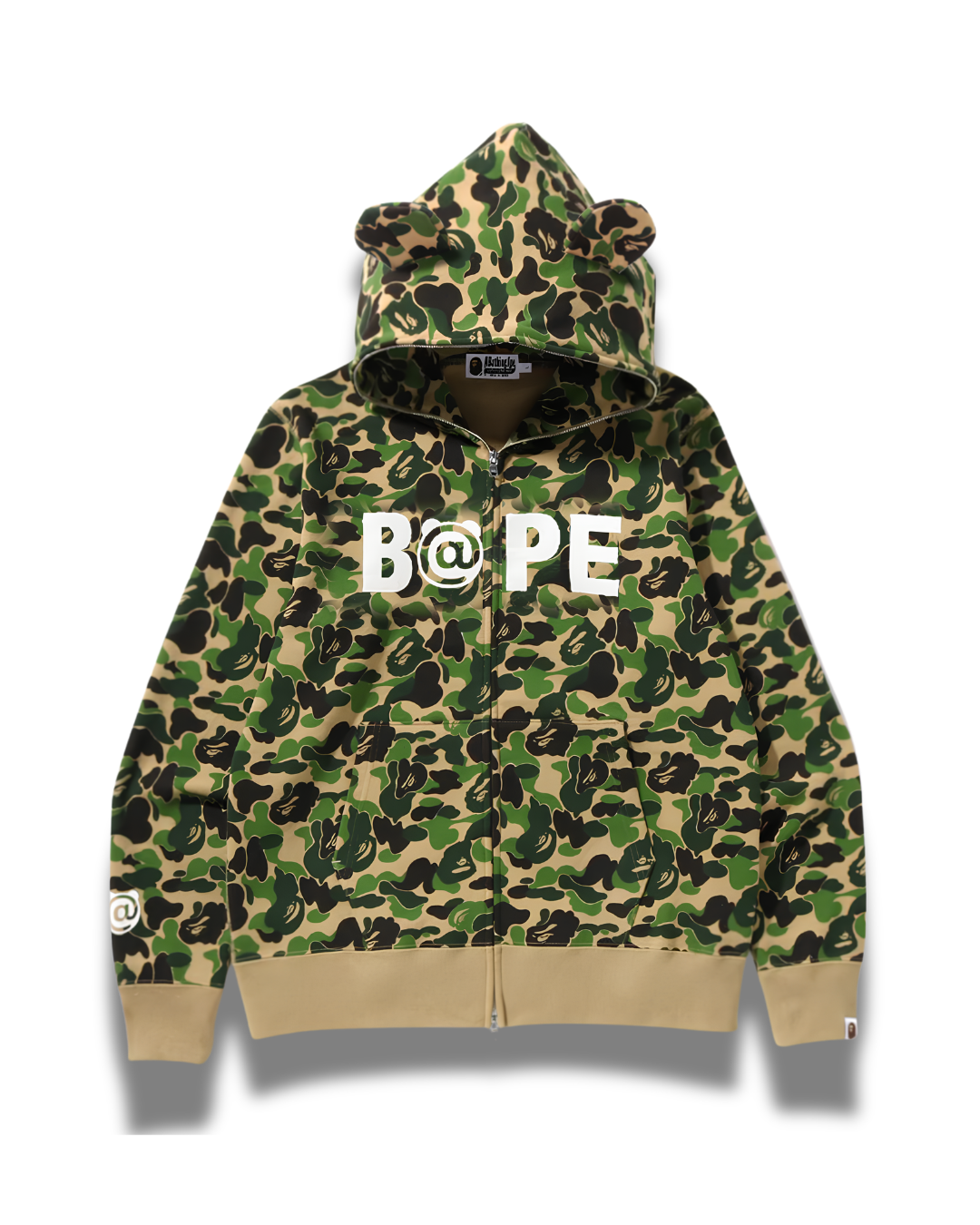 HOODIE ZIPPER BAPE X BEARBRICK