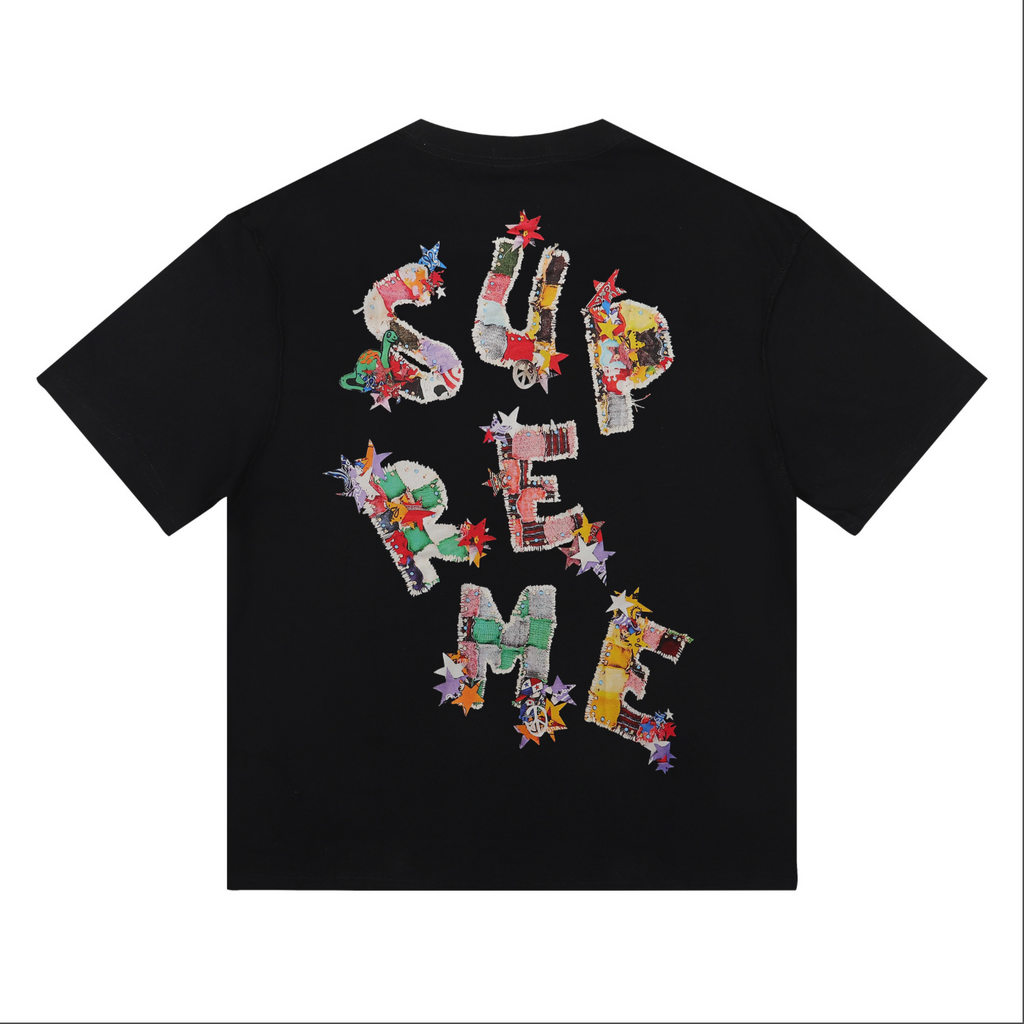 PLAYERA SUPREME PATCHWORK