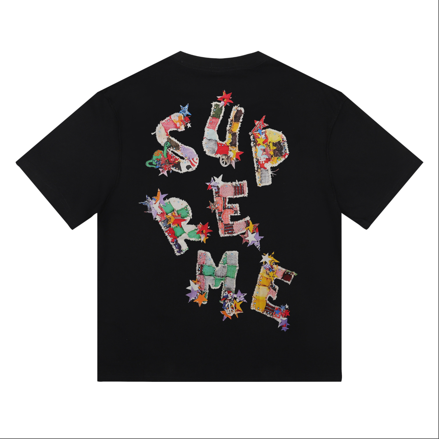 PLAYERA SUPREME PATCHWORK