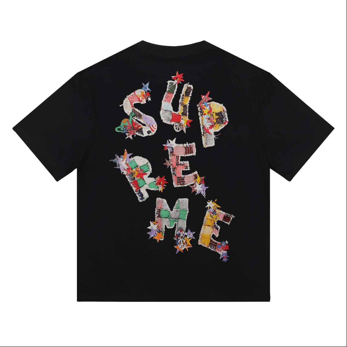 PLAYERA SUPREME PATCHWORK