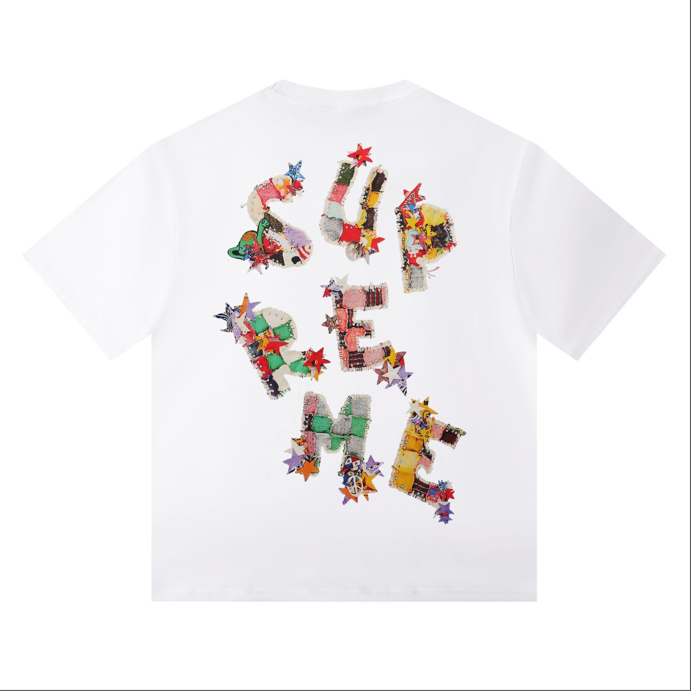 PLAYERA SUPREME PATCHWORK