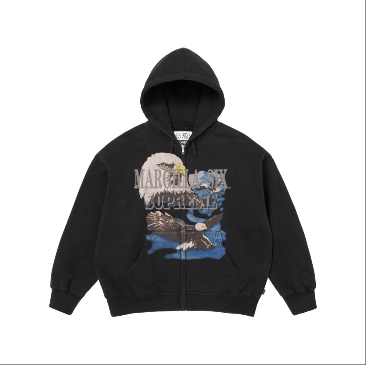 HOODIE ZIPPER SUPREME X MAISON MARGIELA