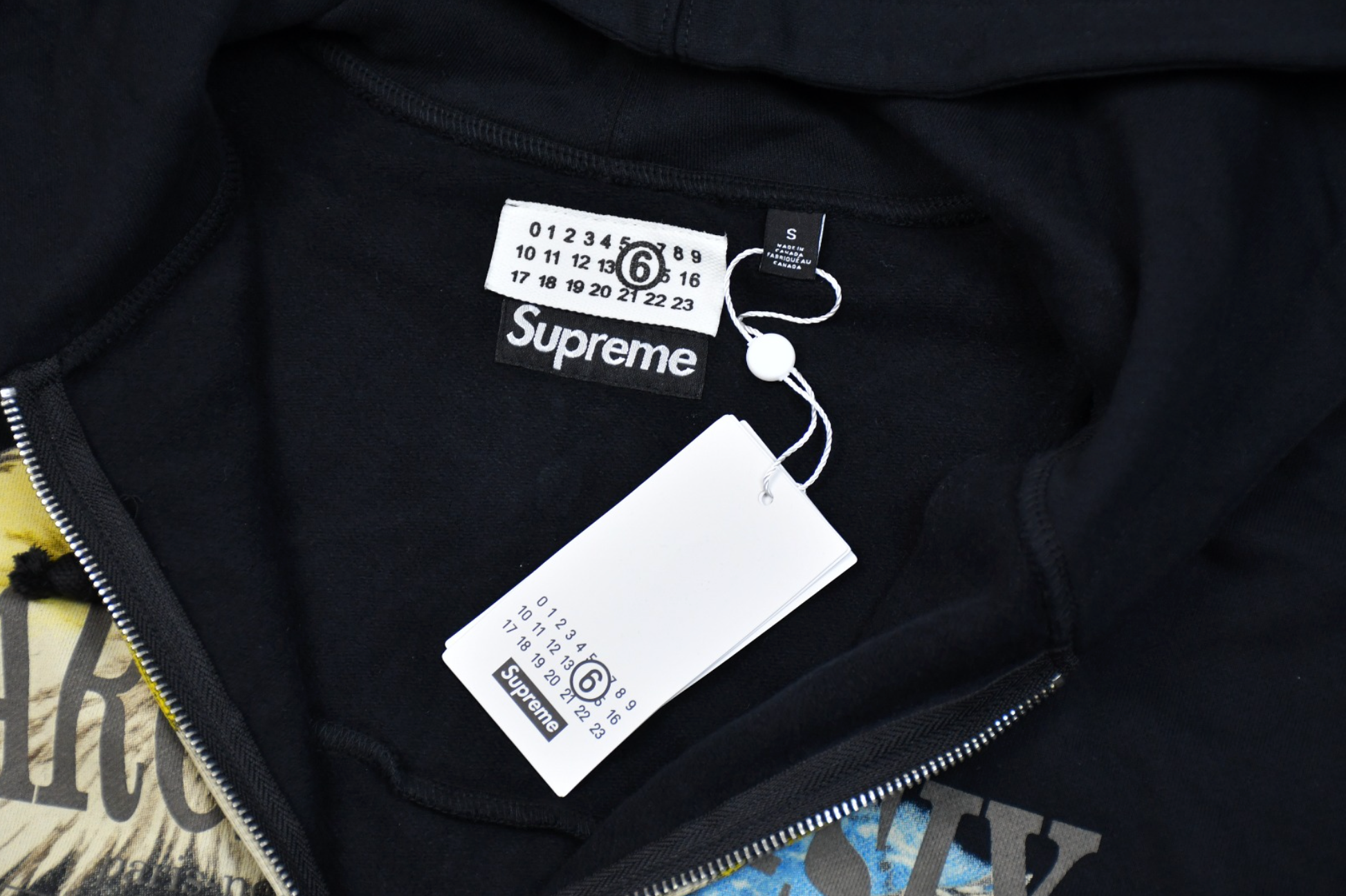 HOODIE ZIPPER SUPREME X MAISON MARGIELA