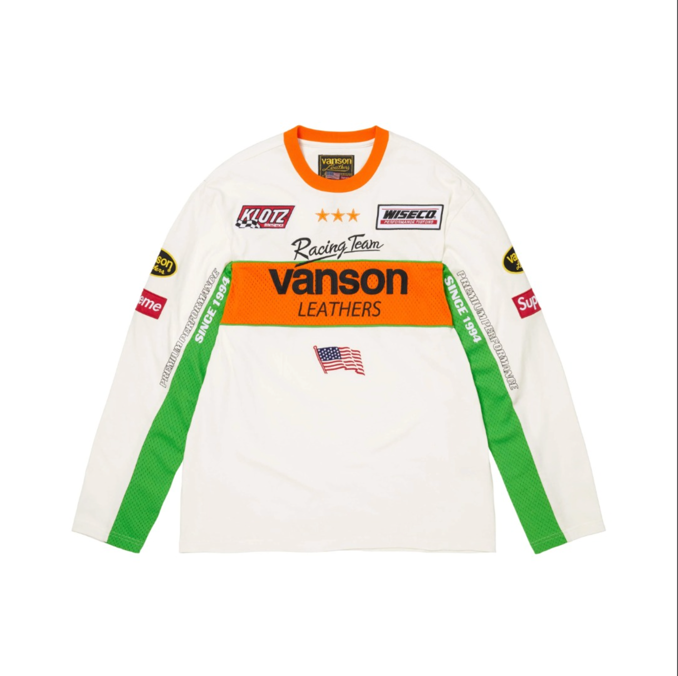 PLAYERA SUPREME X VANSON LEATHERS