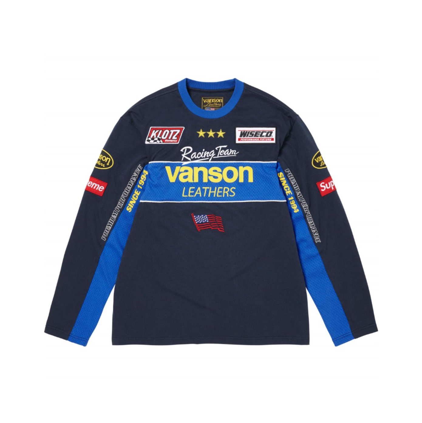 PLAYERA SUPREME X VANSON LEATHERS