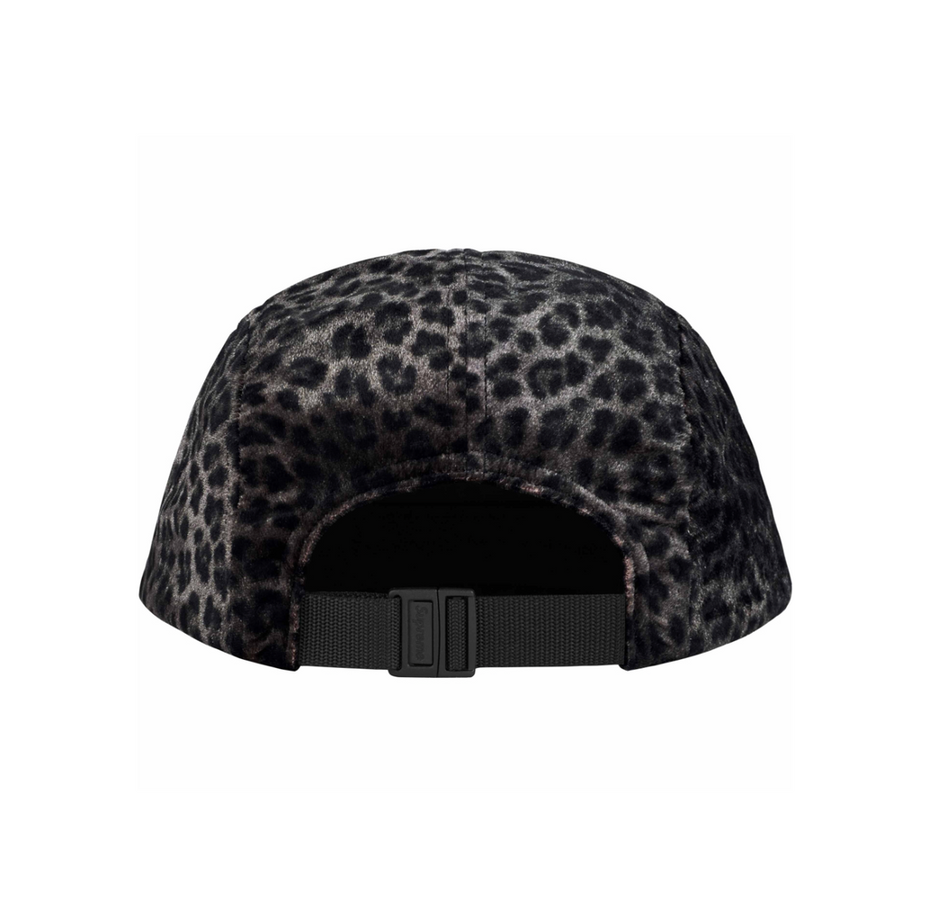 GORRA SUPREME LEOPARD VELVET CAMP