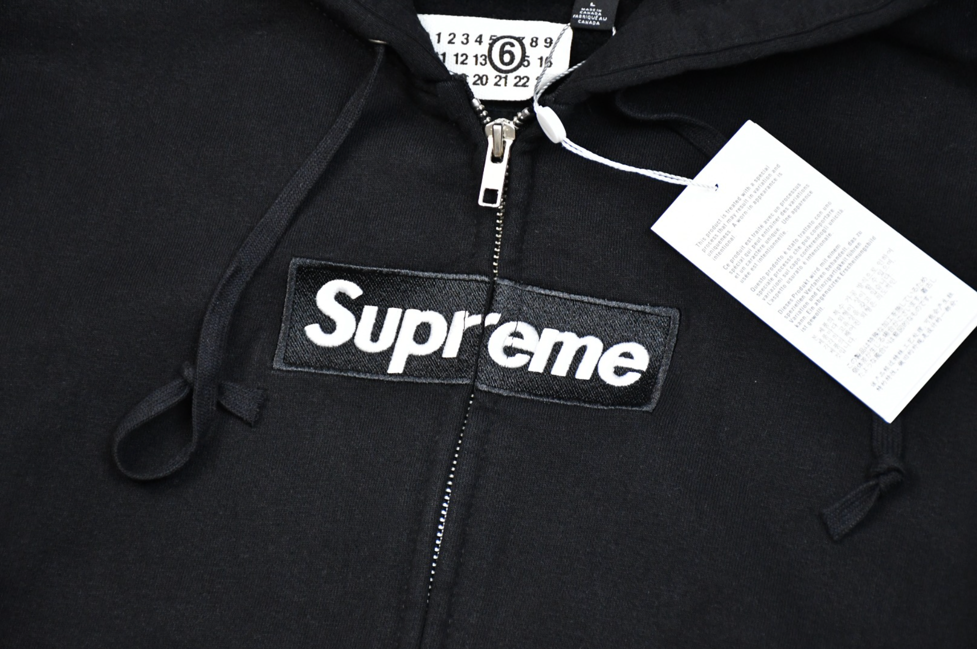 HOODIE ZIPPER SUPREME X MAISON MARGIELA
