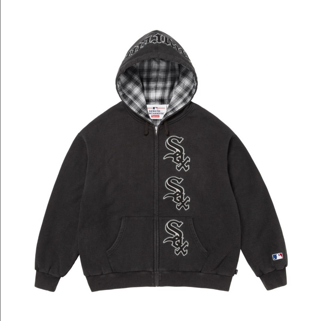 HOODIE ZIPPER SUPREME CHICAGO WHITE SOX