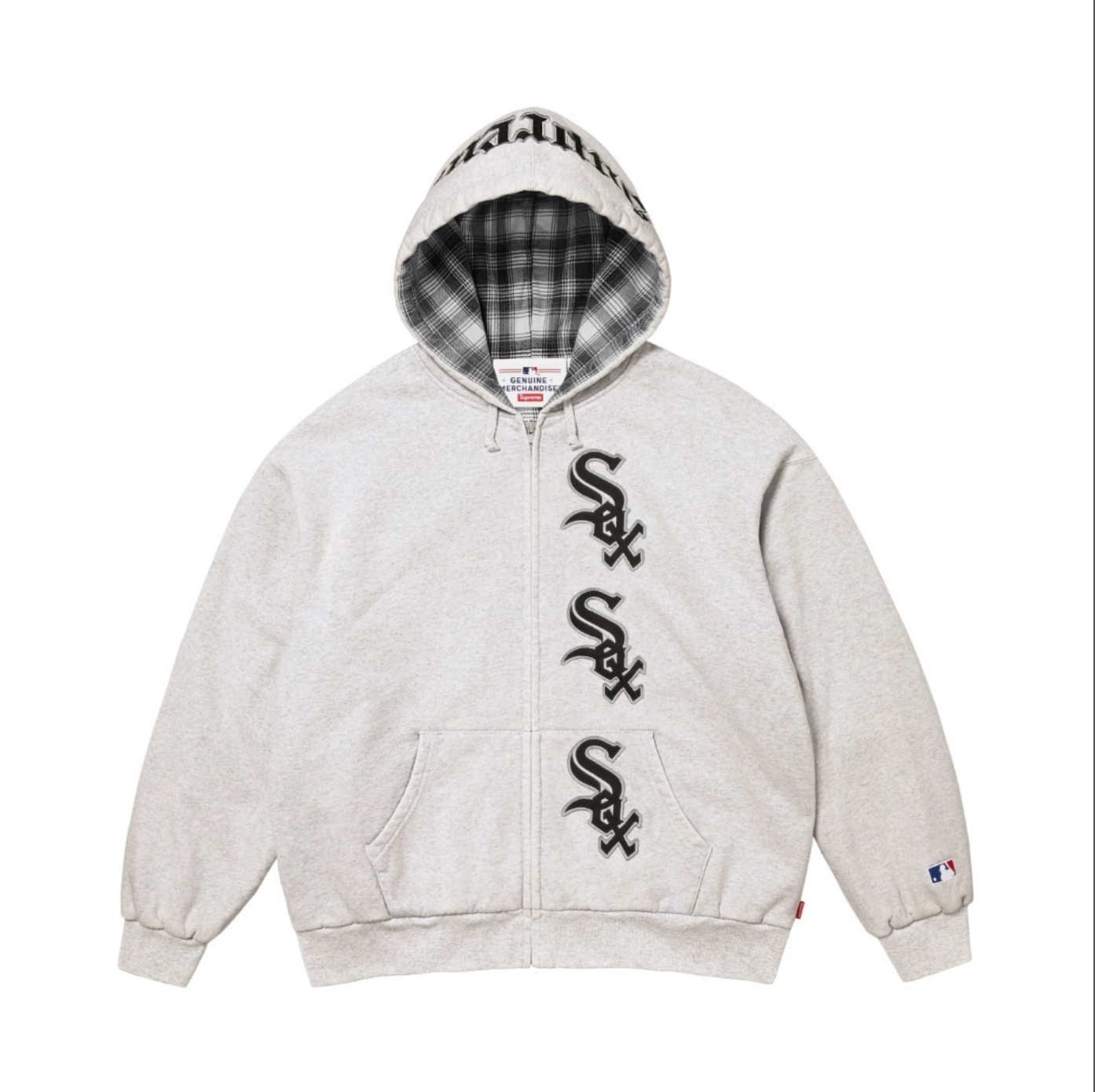 HOODIE ZIPPER SUPREME CHICAGO WHITE SOX