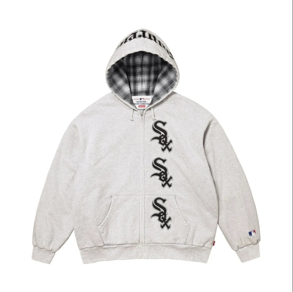 HOODIE ZIPPER SUPREME CHICAGO WHITE SOX