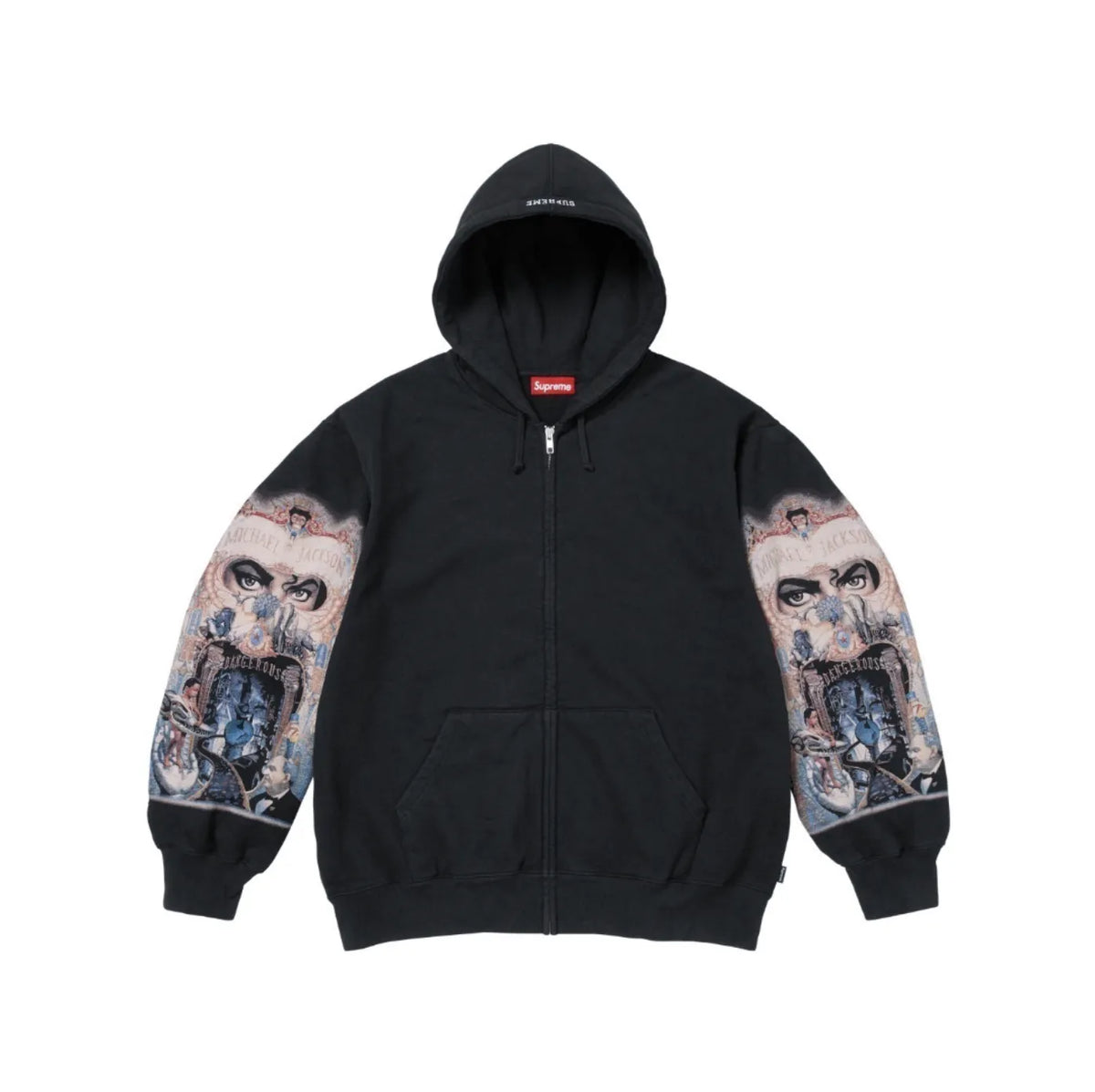 HOODIE ZIPPER SUPREME X MICHAEL JACKSON