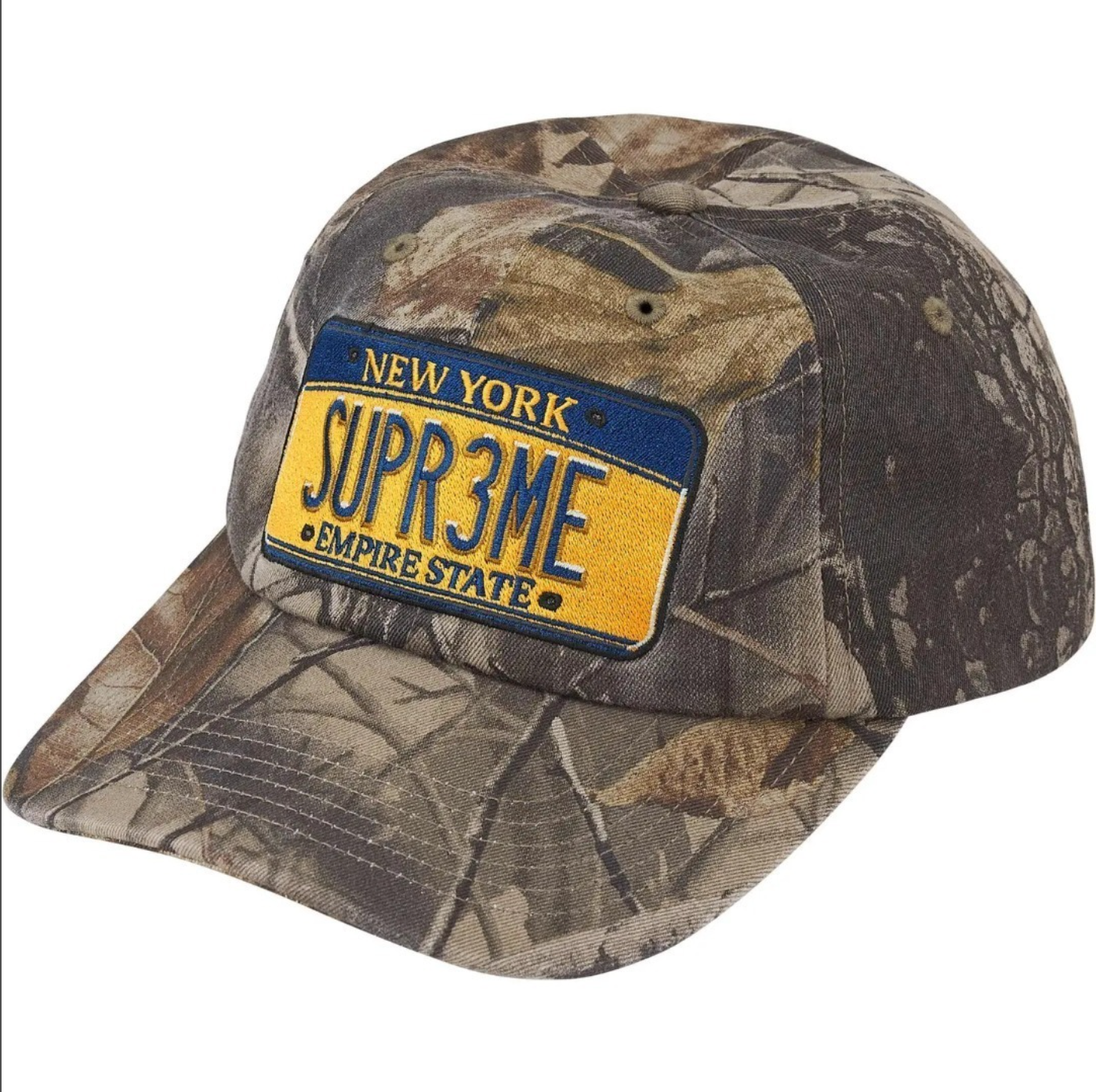 GORRA SUPREME LICENSE PLATE