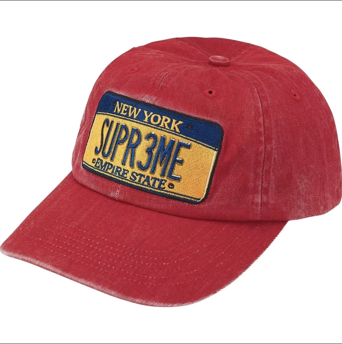 GORRA SUPREME LICENSE PLATE