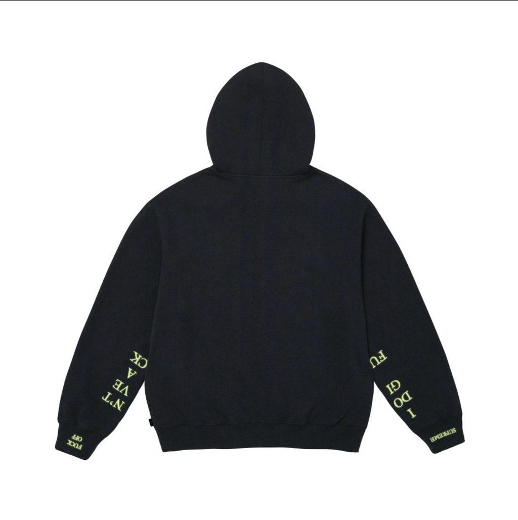 HOODIE ZIPPER SUPREME F*CK OFF