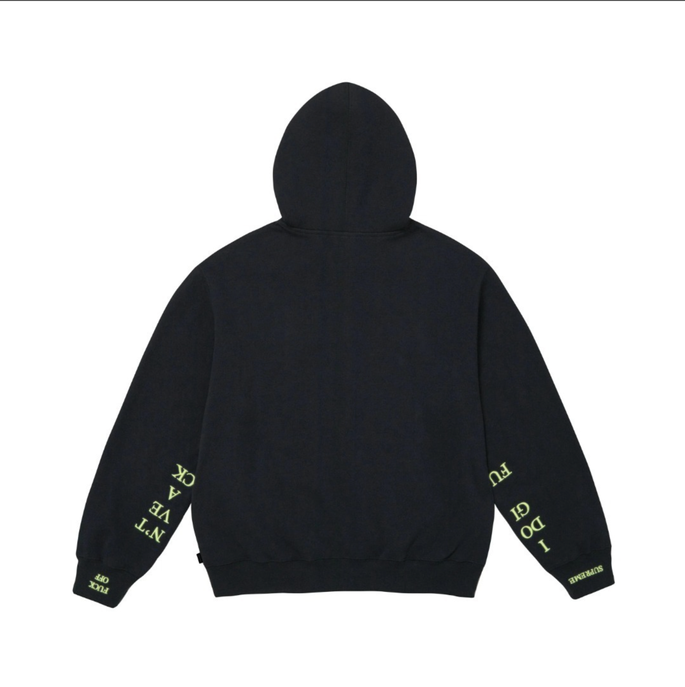 HOODIE ZIPPER SUPREME F*CK OFF