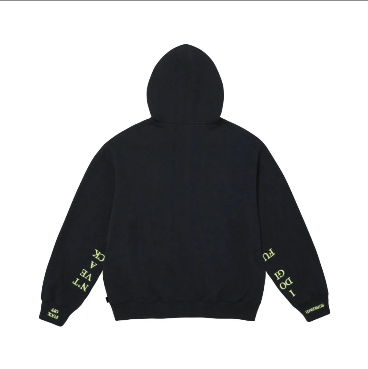 HOODIE ZIPPER SUPREME F*CK OFF