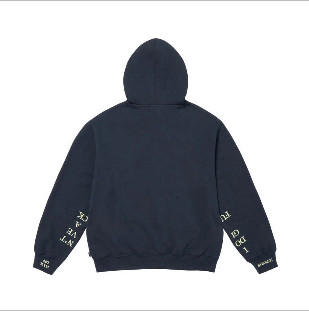 HOODIE ZIPPER SUPREME F*CK OFF