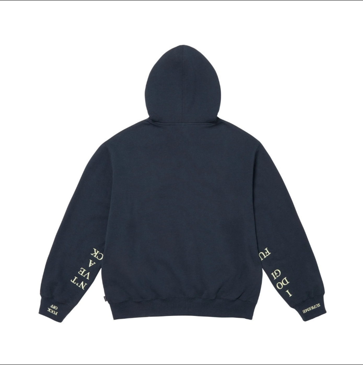 HOODIE ZIPPER SUPREME F*CK OFF