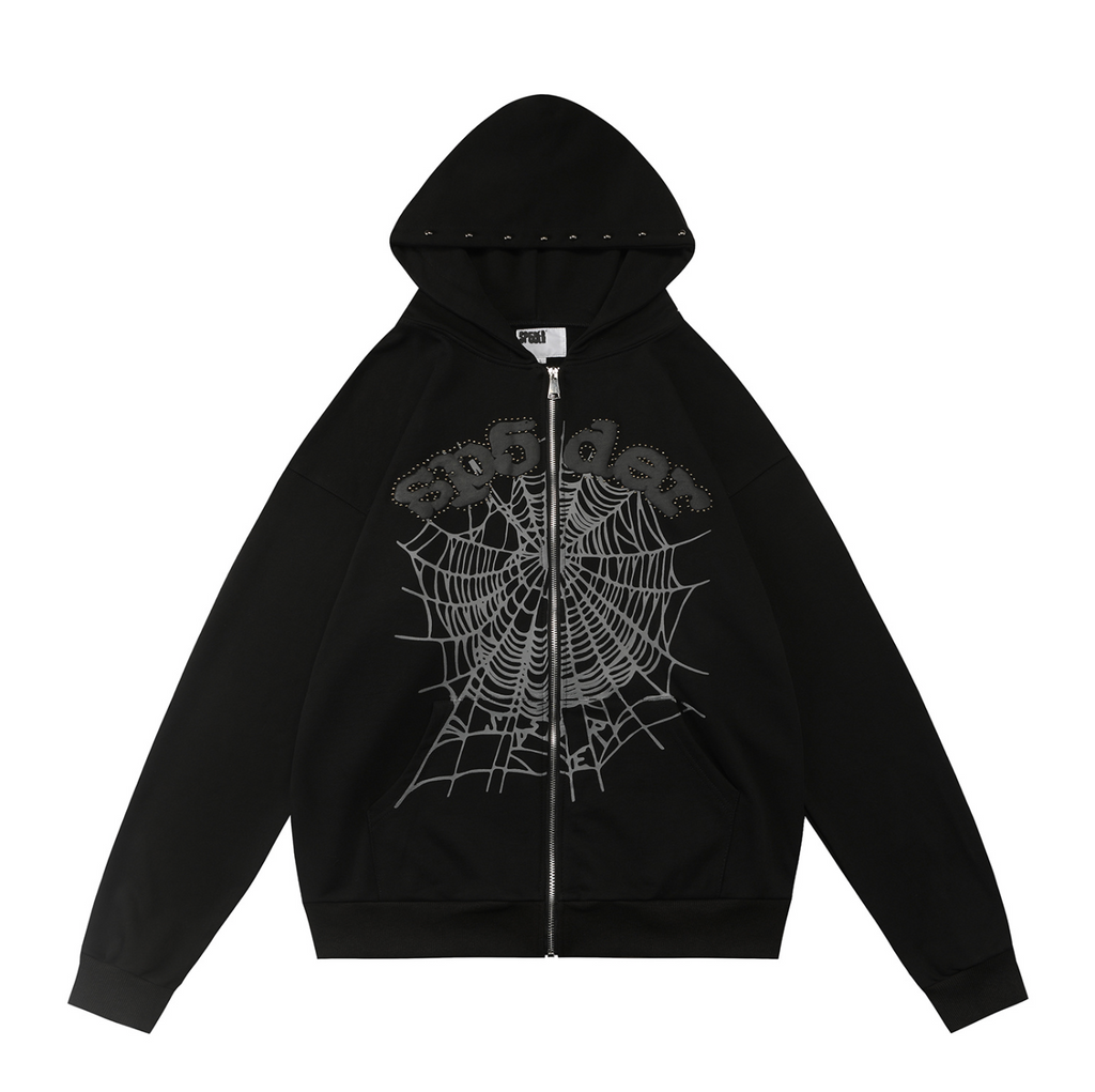 HOODIE ZIPPER SP5DER OG WEB