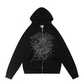 HOODIE ZIPPER SP5DER OG WEB