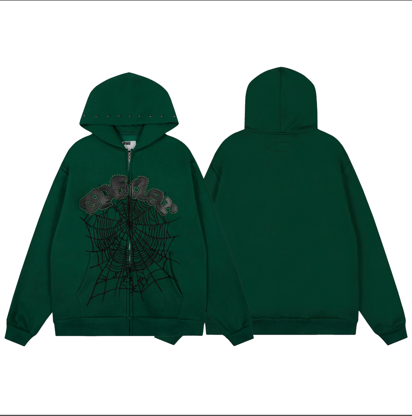 HOODIE ZIPPER SP5DER OG WEB
