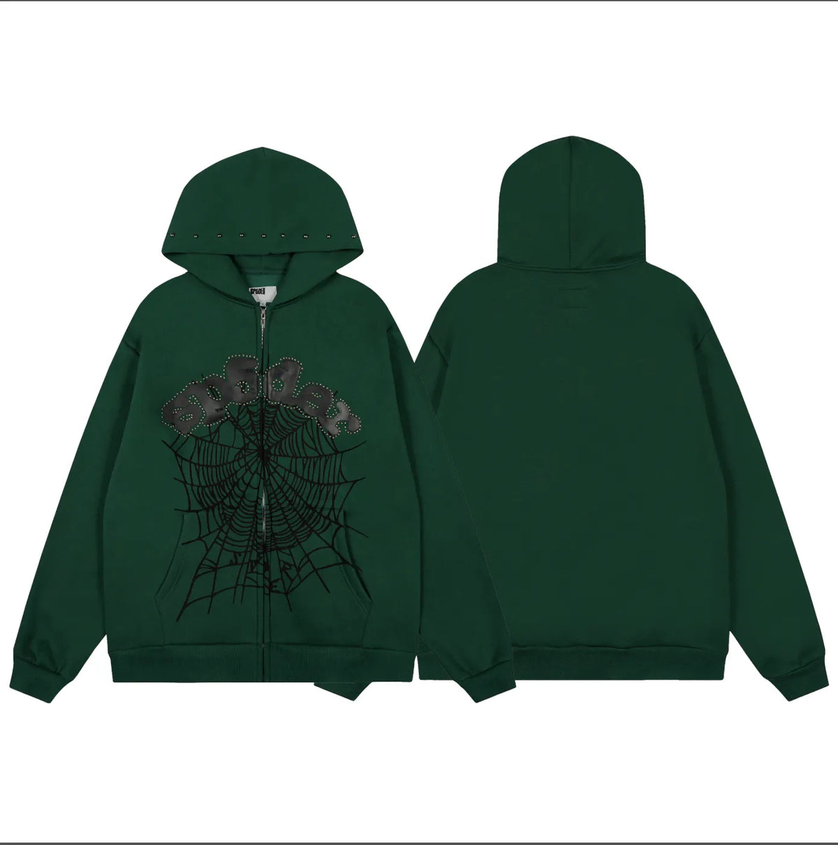HOODIE ZIPPER SP5DER OG WEB