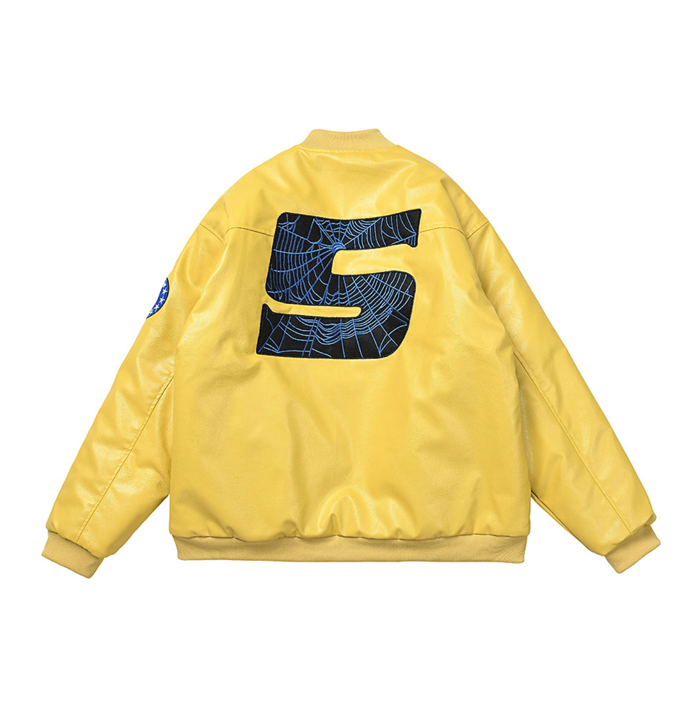 JACKET SP5DER LEATHER LOGO